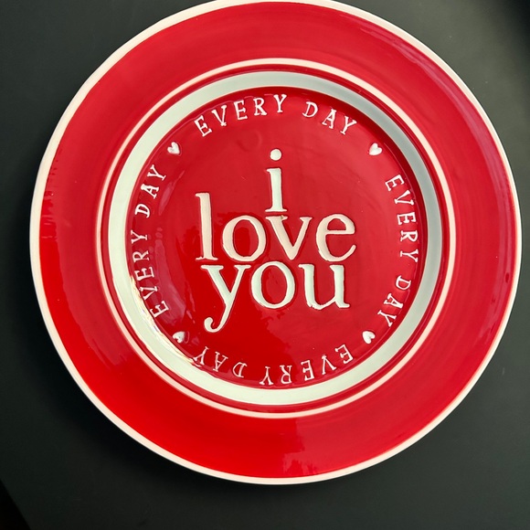 NET Glory Haus I Love You Plate 11” - Picture 1 of 3